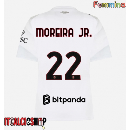 AC Milan Diego Moreira #22 Seconda Maglia Femmina 2026-27 Manica Corta